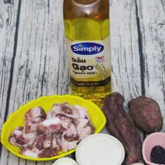 Cách Làm Sườn Chiên Khoai Lang Thơm Ngon Cực Kỳ