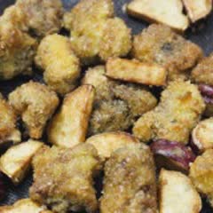Cách Làm Sườn Chiên Khoai Lang Thơm Ngon Cực Kỳ
