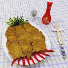 Cách làm sườn cốt lết chiên om sốt mặn ngọt