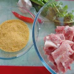 Cách làm sườn hấp hạt kê