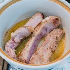 Cách làm sườn heo hầm sốt BBQ