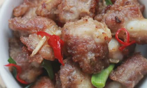 Cách làm Sườn Non Chiên cho bữa cơm gia đình thật ấm cúng