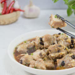 Cách làm sườn non chưng tương đậu đen