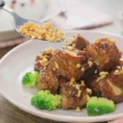 Cách làm Sườn non chiên mắm tỏi