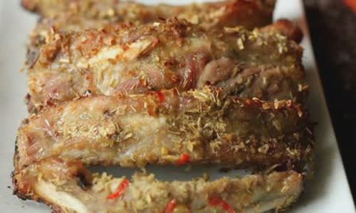 Cách làm món sườn nướng sả ớt