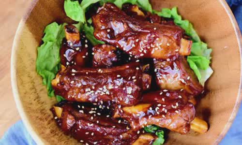 Cách làm Sườn rim mơ ngâm