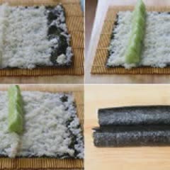 Cách làm sushi dưa leo cuốn