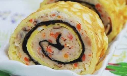 Cách làm Sushi Trứng Cuộn với tôm tươi cho bữa ăn gia đình