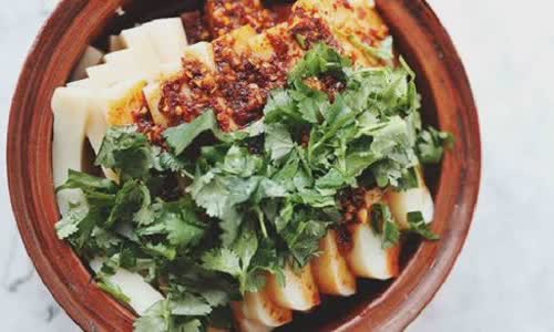 Cách làm thạch đậu Hà Lan sốt tương