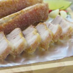 Cách làm Thịt Ba Chỉ Chiên Giòn Bì với nước chấm kiểu Thái