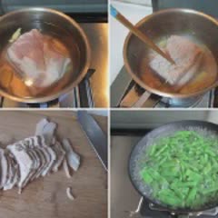 Cách làm thịt ba chỉ xào đậu đũa