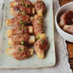 Cách làm thịt băm ôm củ cải