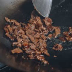 Cách làm thịt bò xào trứng