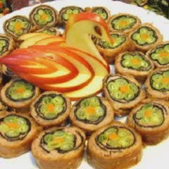 Cách làm thịt cuốn rau củ