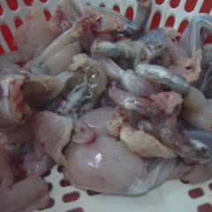 Cách làm thịt ếch kho sả ớt