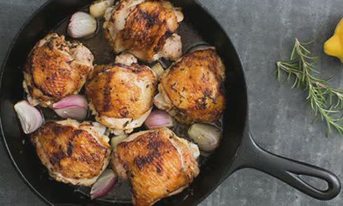 Cách làm Thịt gà chiên chanh hương thảo