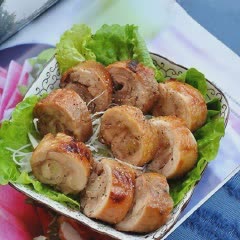 Cách làm thịt gà cuộn nướng giấy bạc
