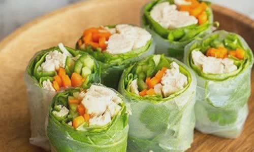 Cách Làm Thịt Gà Cuộn Rau Củ Thanh Mát, Cực Ngon