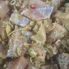 Cách làm thịt gà kho gừng tươi