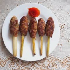 Cách làm thịt heo bọc sả chiên
