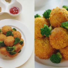 Cách làm thịt heo viên chiên giòn
