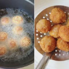 Cách làm thịt heo viên chiên giòn
