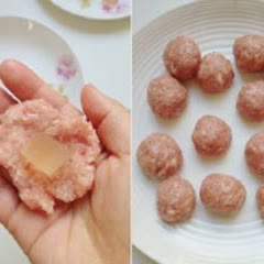 Cách làm thịt heo viên chiên giòn