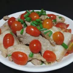 Cách làm thịt heo xào cà chua bi