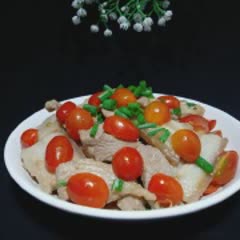 Cách làm thịt heo xào cà chua bi