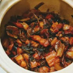 Cách làm thịt kho dưa mặn