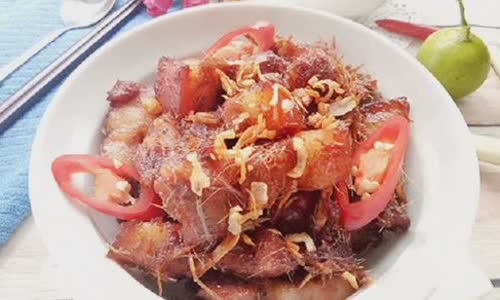 Cách làm thịt kho mắm tép sả
