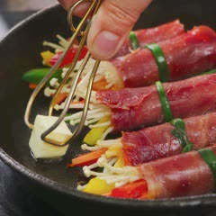 Cách Làm Thịt Nguội Serrano Cuộn Nước Sốt Mè Rang | Thơm Ngon Lạ Miệng