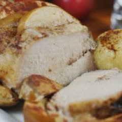 Cách làm Thịt thăn hầm táo