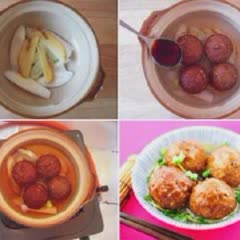 Cách Làm Thịt Viên Sốt Nước Tương Đậm Đà Thơm Ngon