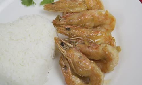 Cách làm tôm chiên giòn sốt mắm tỏi
