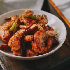Cách làm tôm chiên sốt cay