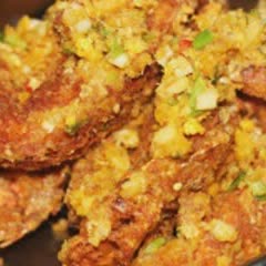 Cách làm tôm mũ ni xóc trứng muối