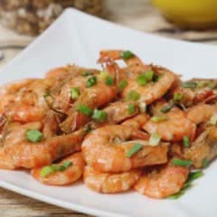 Cách làm tôm rim nước cốt dừa béo