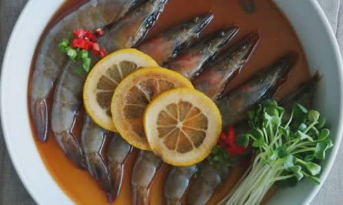 Cách làm tôm tươi ngâm nước tương và thảo mộc