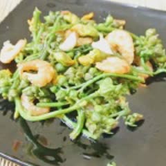 Cách Làm Tôm Xào Nụ Hoa Mướp Đơn Giản, Thanh Đạm