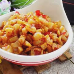 Cách làm tóp mỡ rang chua ngọt