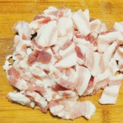 Cách làm tóp mỡ rang tỏi ớt