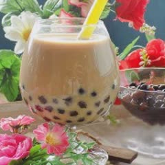 Cách làm trà sữa trân châu từ bột sắn dây