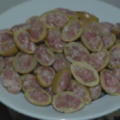 Cách làm trám nhồi thịt