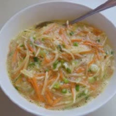 Cách làm trứng chiên rau củ
