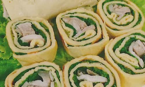 Cách làm Trứng cuộn cải bẹ xanh