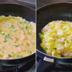 Cách làm Trứng Gà Chiên Tôm thơm lừng đổi món trong bữa ăn
