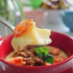 Cách làm trứng hấp tôm tươi