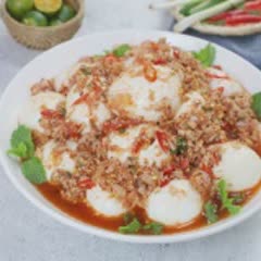 Cách làm Món Trứng Lòng Đào sốt Thái mặn ngọt cực ngon 