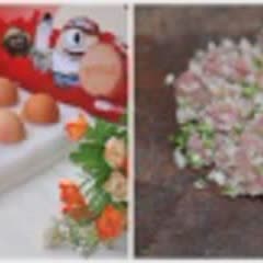 Cách làm trứng tráng cuộn thịt